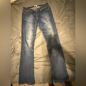 BKE Denim Bootcut Jeans in Dark Blue